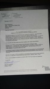 FORMAL REPLY: Public Health Ontario