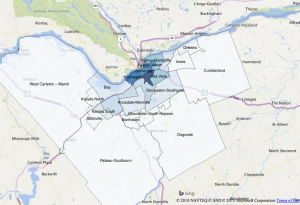 The amount of people who listed bicycle as their primary mode of transportation in Ottawa
